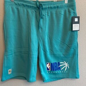 NWT- NBA trainer shorts- Teal- Size Large